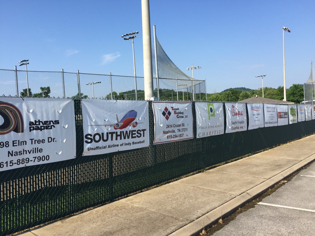 travel baseball sponsor banner