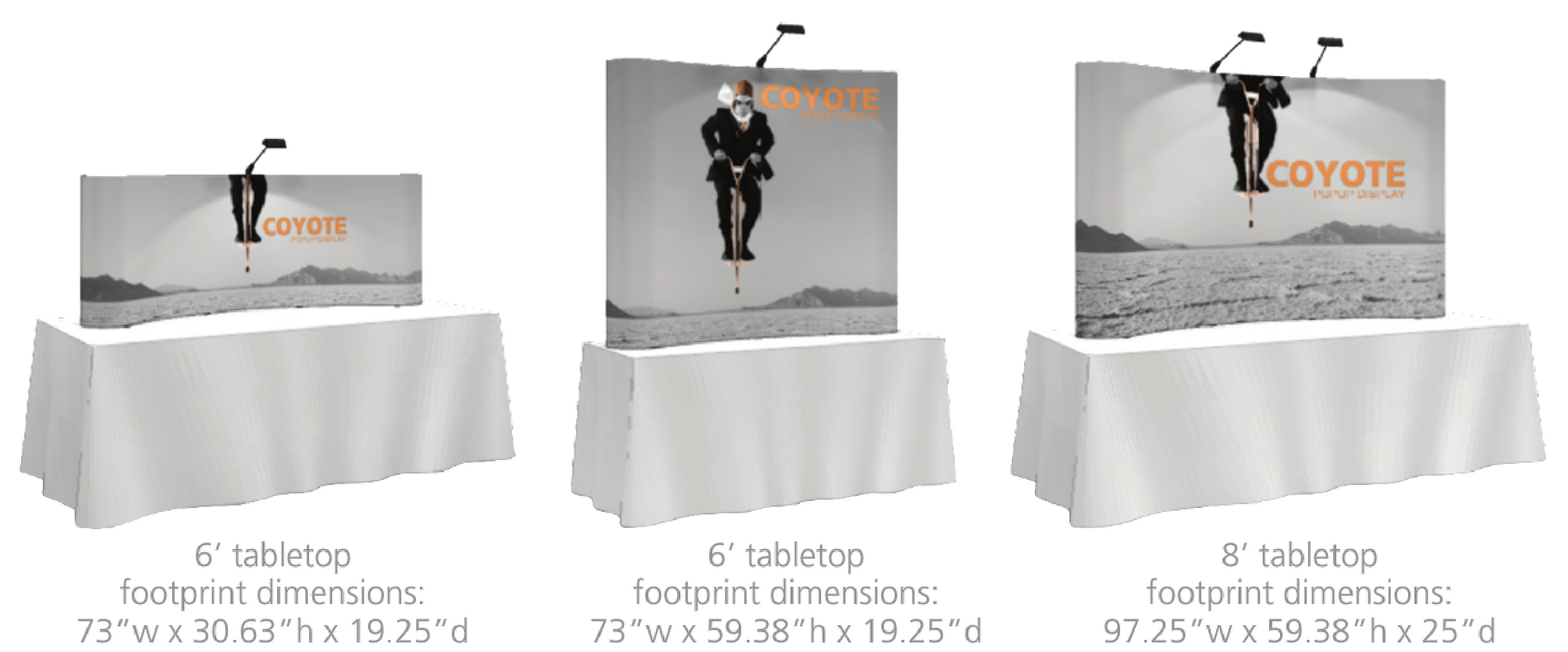 table top displays for kitchen furnituer